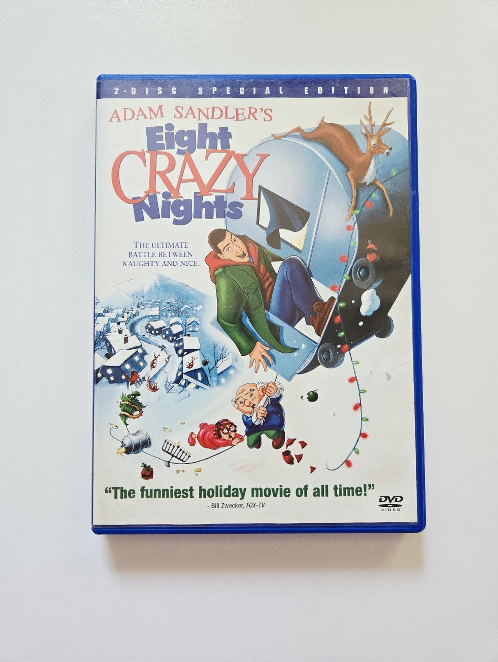 Adam Sandler's EIGHT CRAZY NIGHTS DVD 2 Discs 2003 Holiday Hanukkah